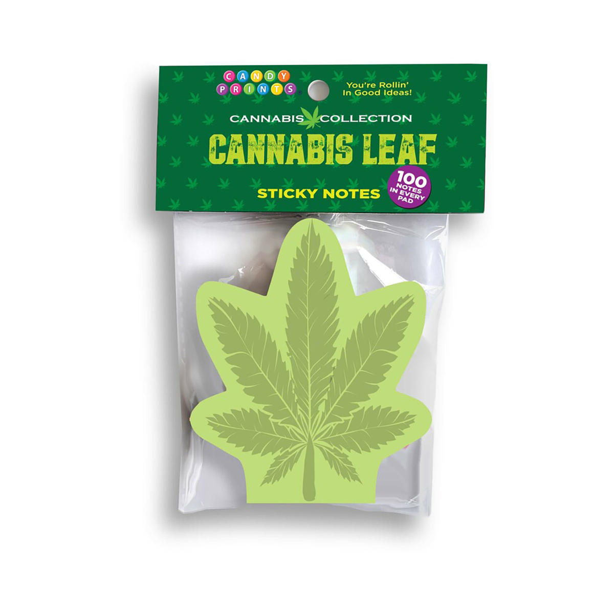Buy Cannabis Leaf Sticky Notes book for her.