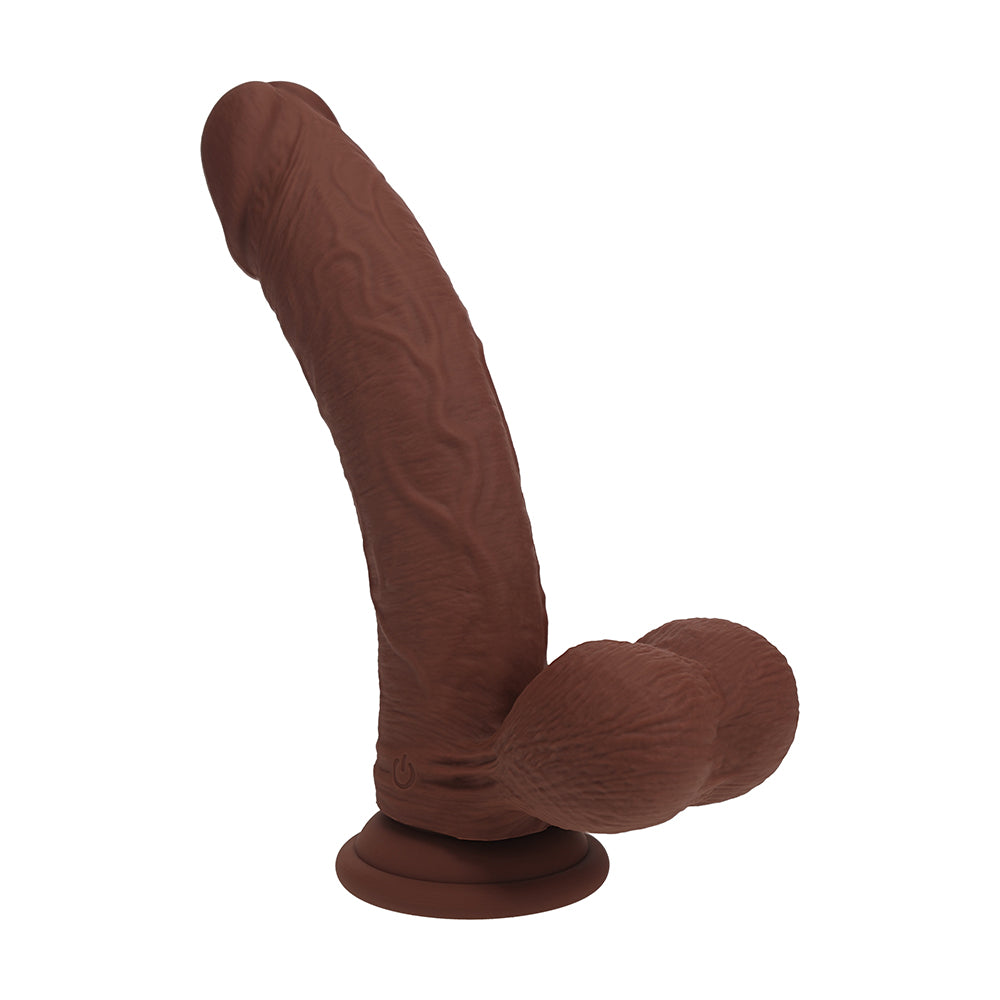 8 inch Dildo from Shots in Brown Chocolate Cocoa designed for anal sex with Her or Him