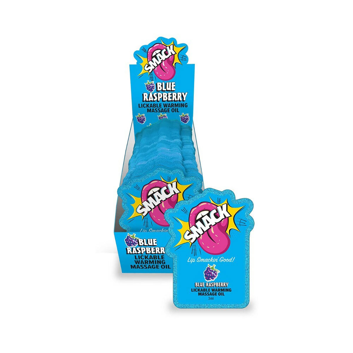 Buy  smack lickable massoil 3ml blueras 36/dp book for her.