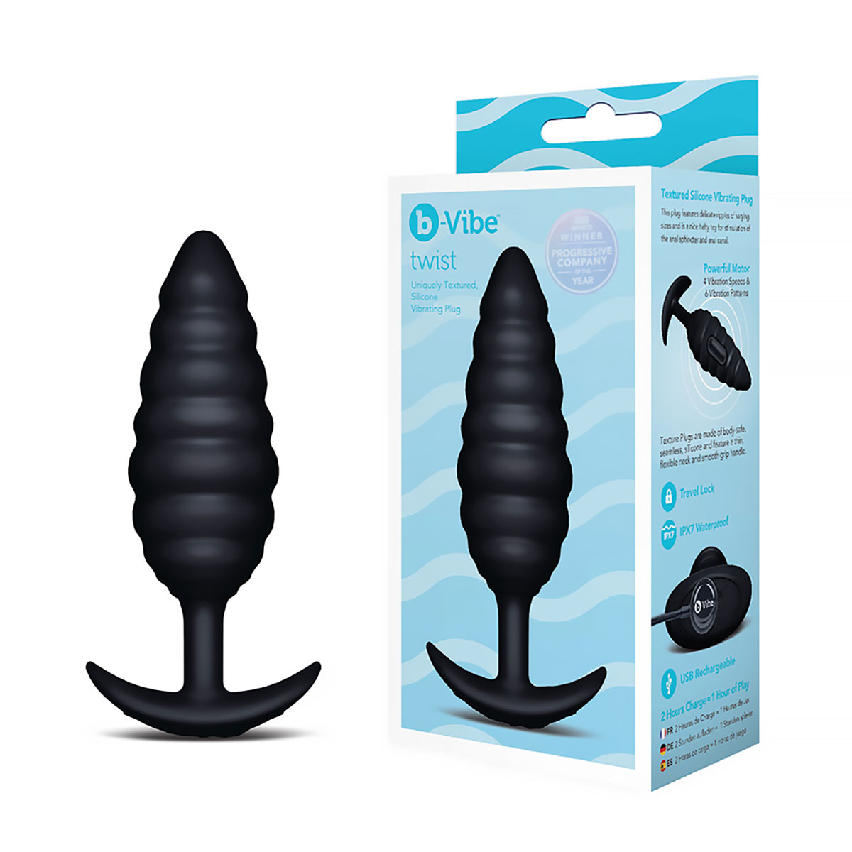 Bottle of  Anal Lube B-Vibe showing thick, supportive formula