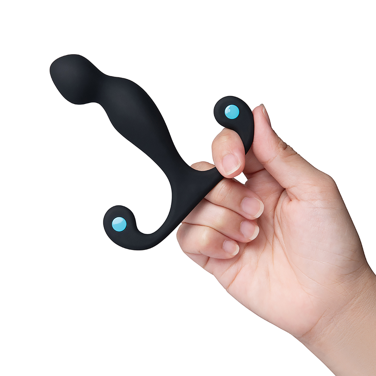 Close-up of the  B-Vibe vibrator for texture detail