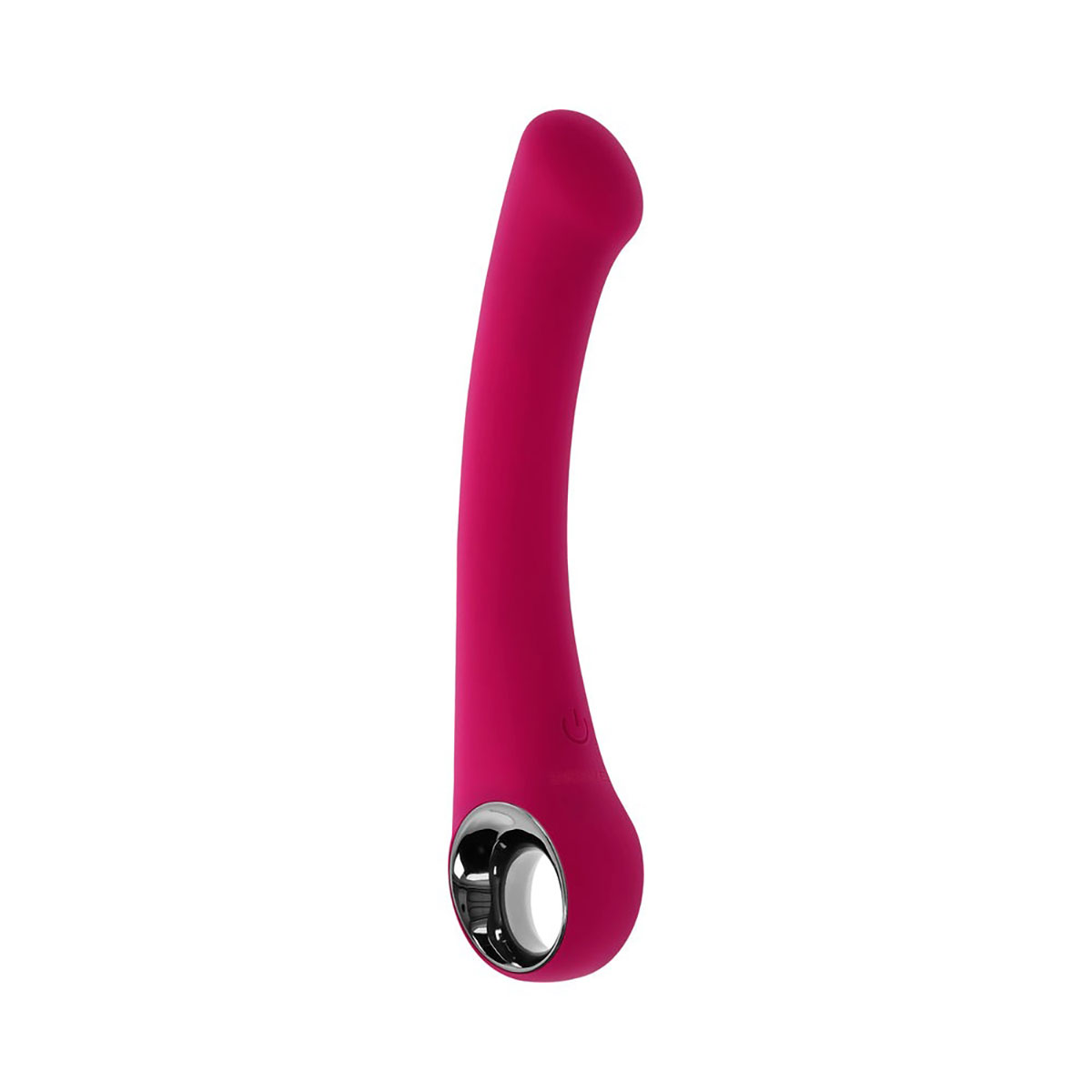 Product image of the Burgundy Evolved vibrator on clean background