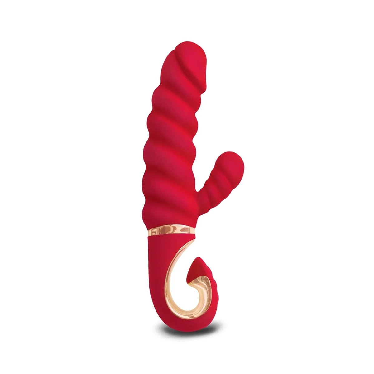 Coral GVibe vibrator Gcandy MINI Chili shown in hand for scale
