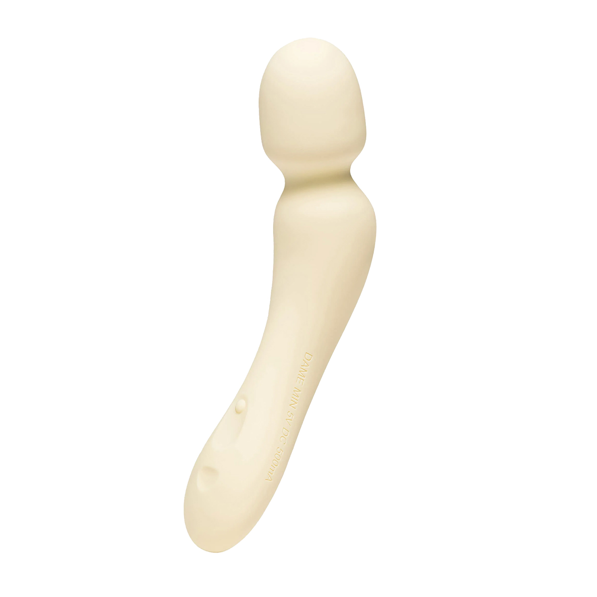 Dame Products vibrator Dame Min Mini Butter shown in hand for scale