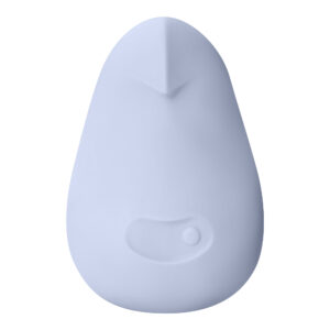 Dame Products vibrator Pom by Dame Ice shown in hand for scale