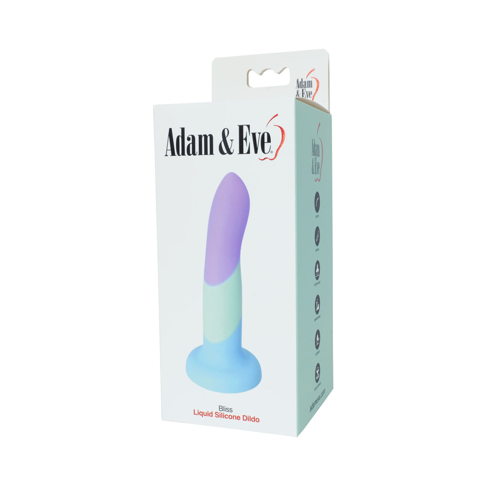 Dildo by Adam & Eve in Multi-Color,Blue,Purple,Green shown for use by Her or Him