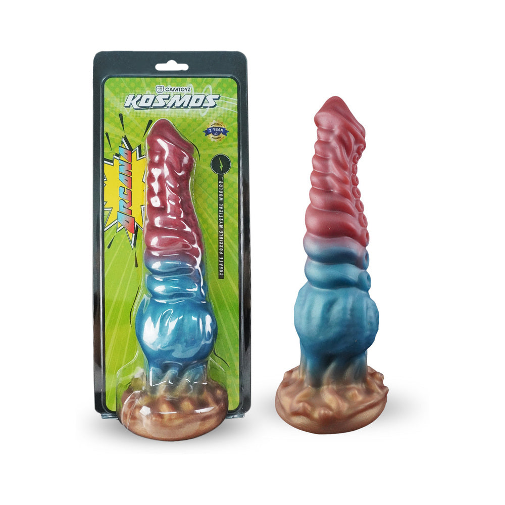 Dildo by Camtoyz in Multi-Color shown for use by Her or Him