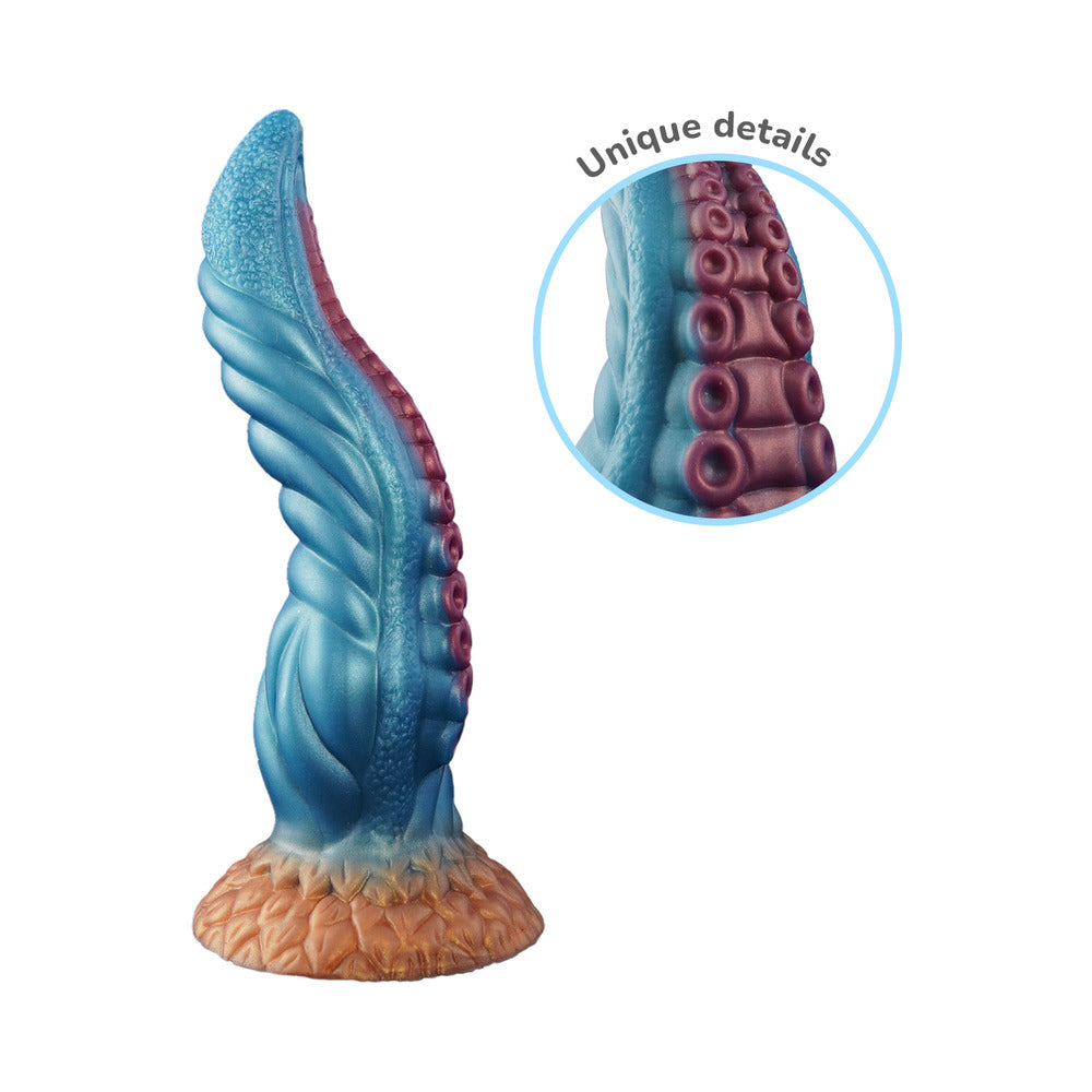 Dildo by Camtoyz in Multi-Color shown for pegging Her or Him