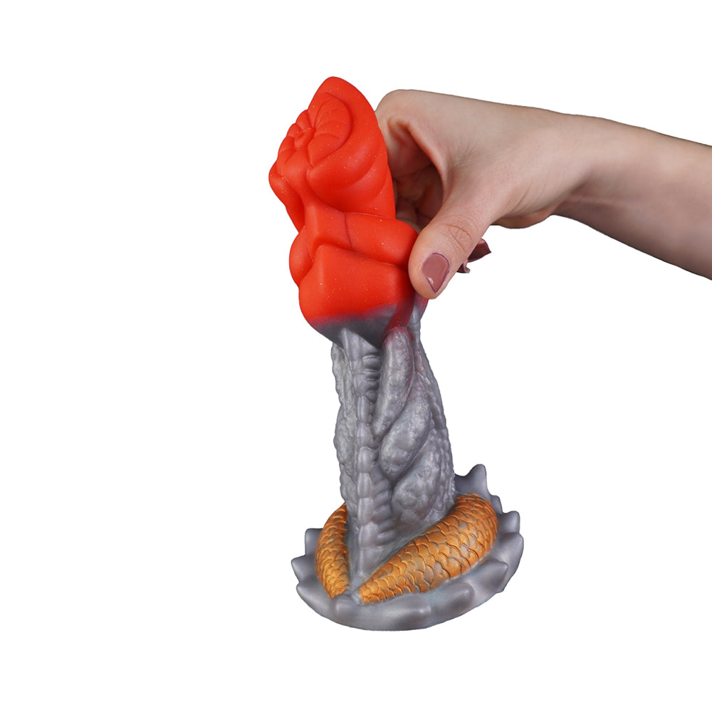 Dildo by Camtoyz in Multi-Color shown for pegging Her or Him