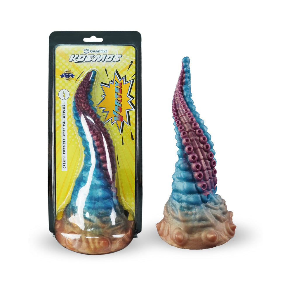 Dildo by Camtoyz in Multi-Color shown for use by Her or Him