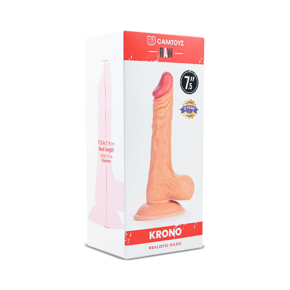 Dildo by Camtoyz in Vanilla Ivory Beige shown for use by Her or Him