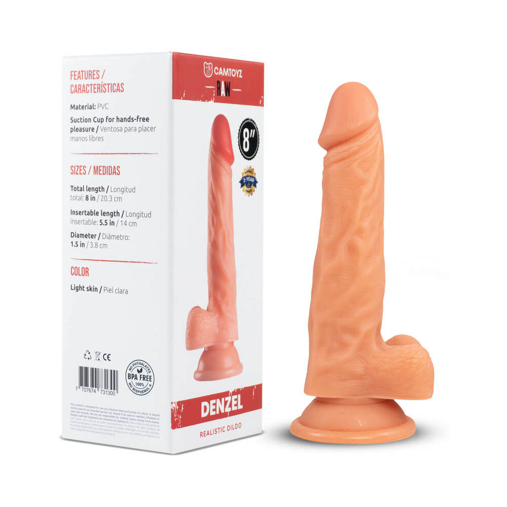 Dildo by Camtoyz in Vanilla Ivory Beige shown for use by Her or Him