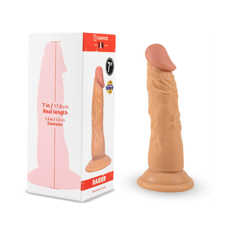 Dildo by Camtoyz in Vanilla Ivory Beige shown for use by Her or Him