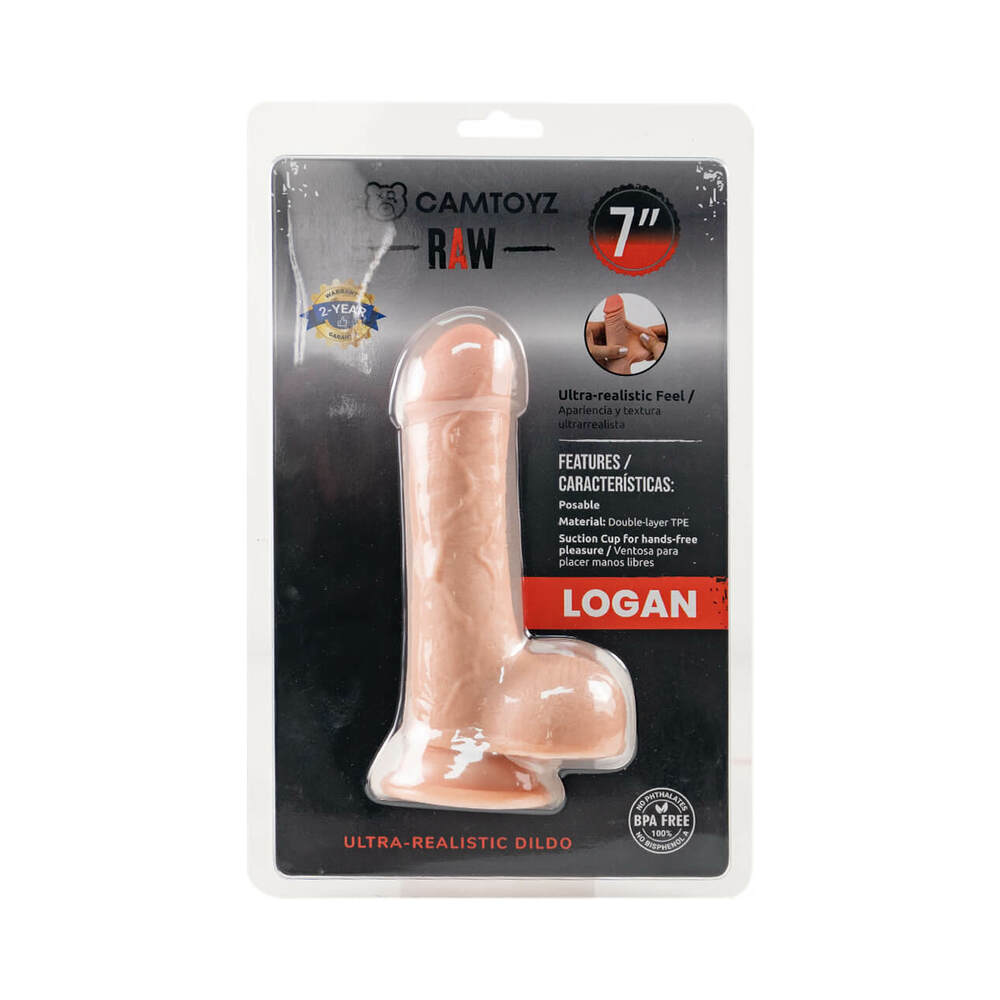 Dildo by Camtoyz in Vanilla Ivory Beige shown for use by Her or Him