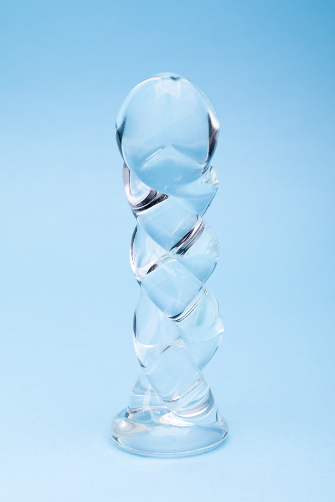 Dildo from Creative Conceptions in Clear designed for anal sex with Her or Him