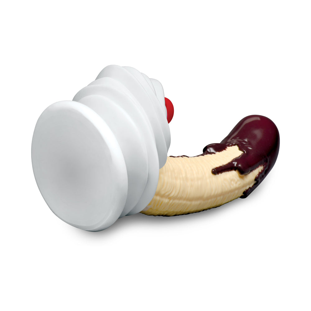 Dildo by Curve Novelties in Multi-Color displayed for pegging Him or Her