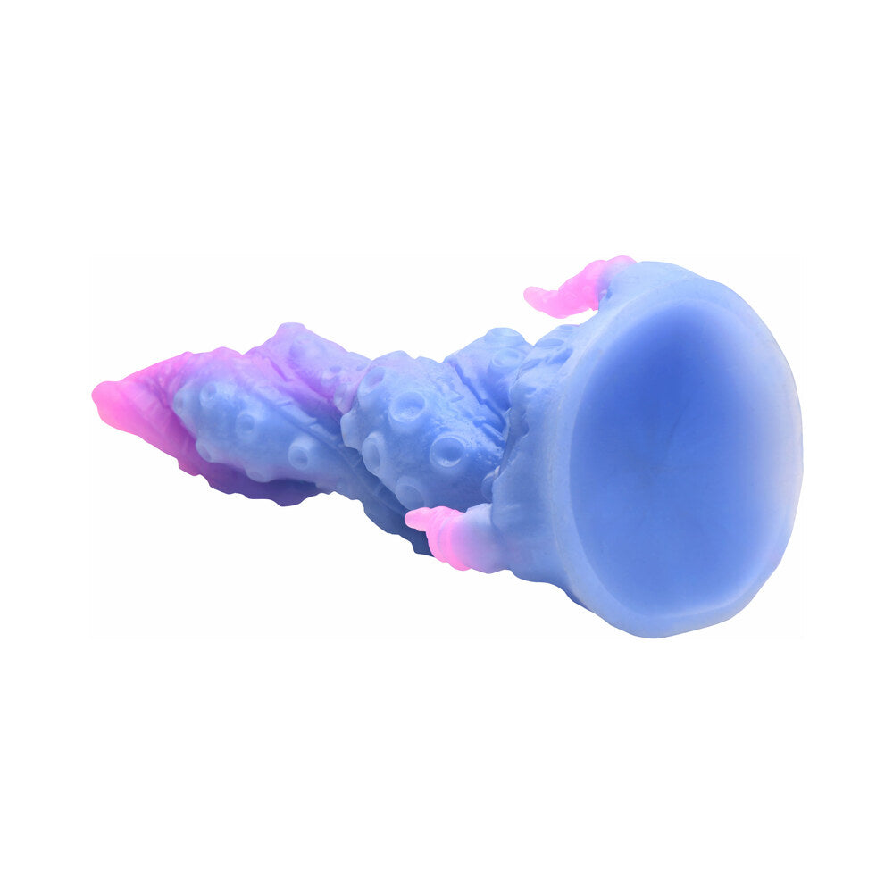 Dildo by XR Brands in Periwinkle shown for pegging Her or Him