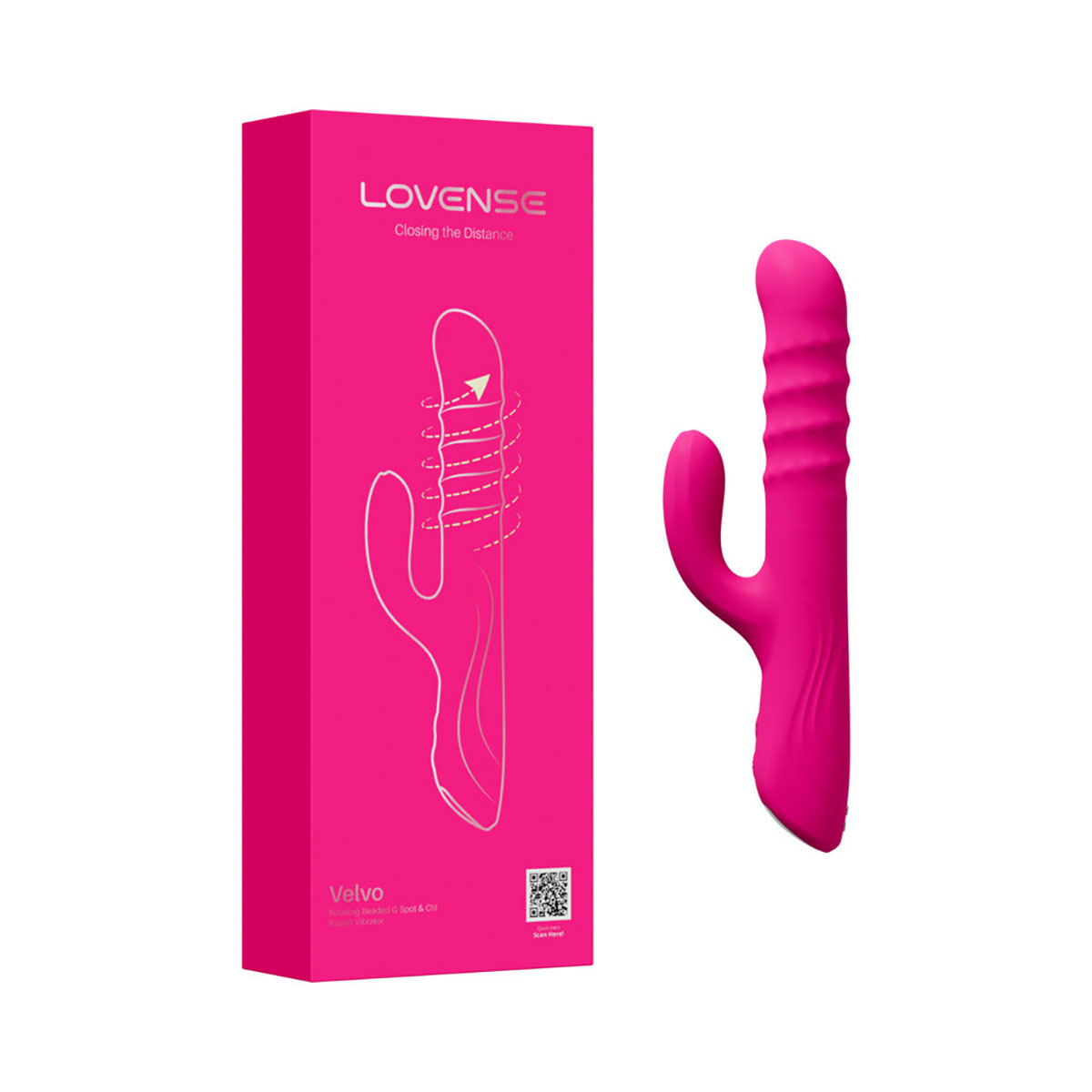 Lovense vibrator Velvo Rotating Beaded G-Spot &amp