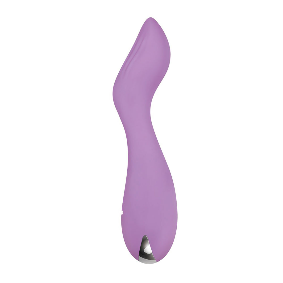 Close-up of the Purple Evolved vibrator for texture detail