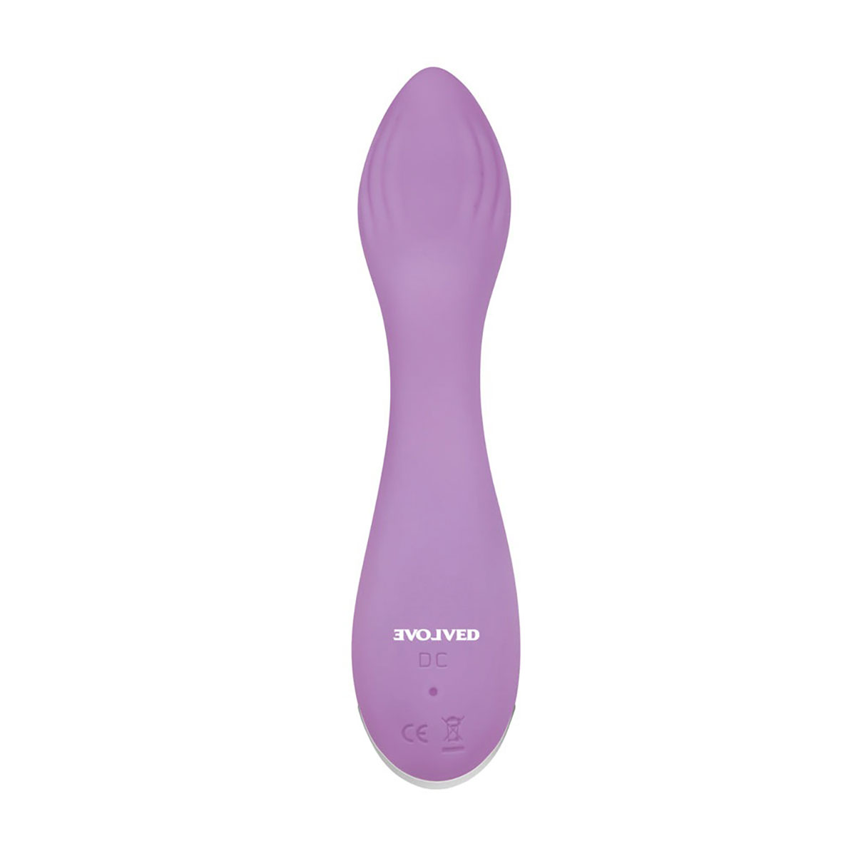 Product image of the Purple Evolved vibrator on clean background
