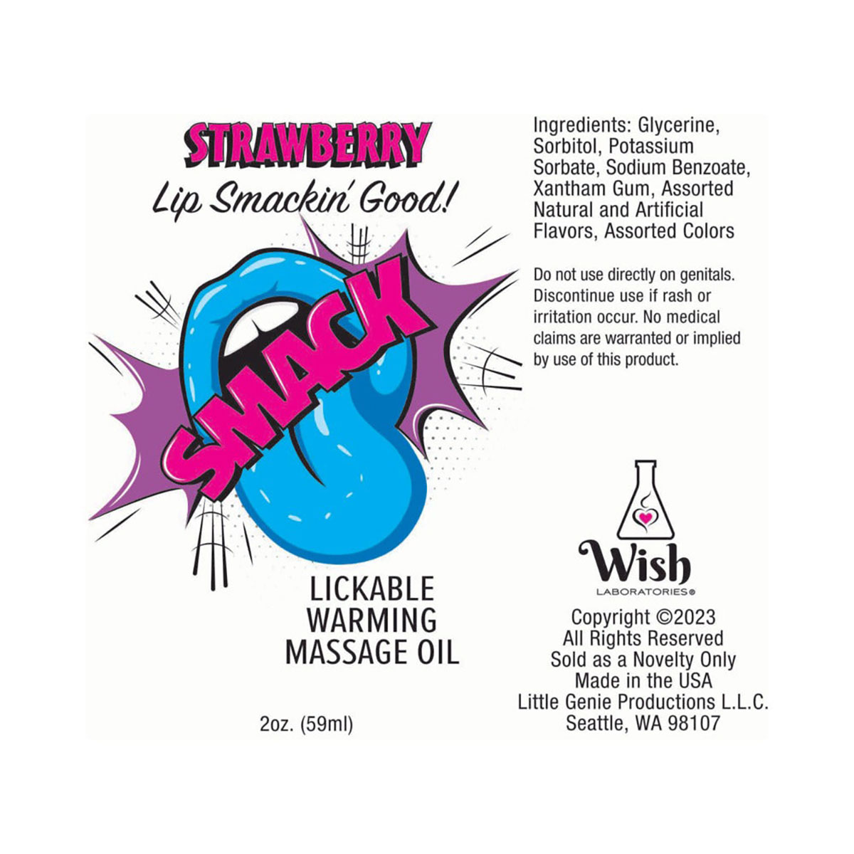 Buy  Smack Lickable Mass Oil 3ml Strawb 36/DP book for her.