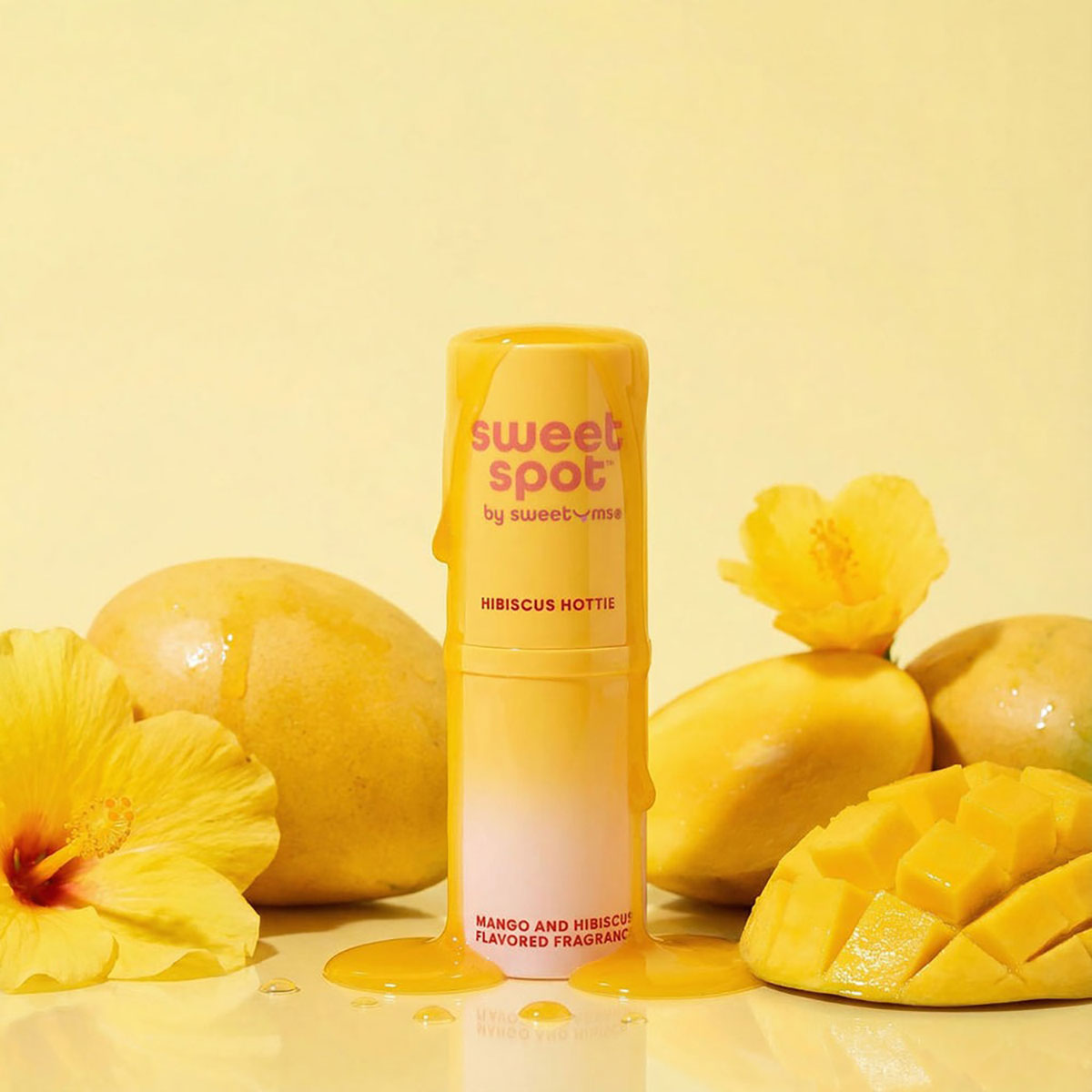 Sweetums Sweet Spot Mango Hibiscus intimate cleansers and personal cleansing care by Sweetums.
