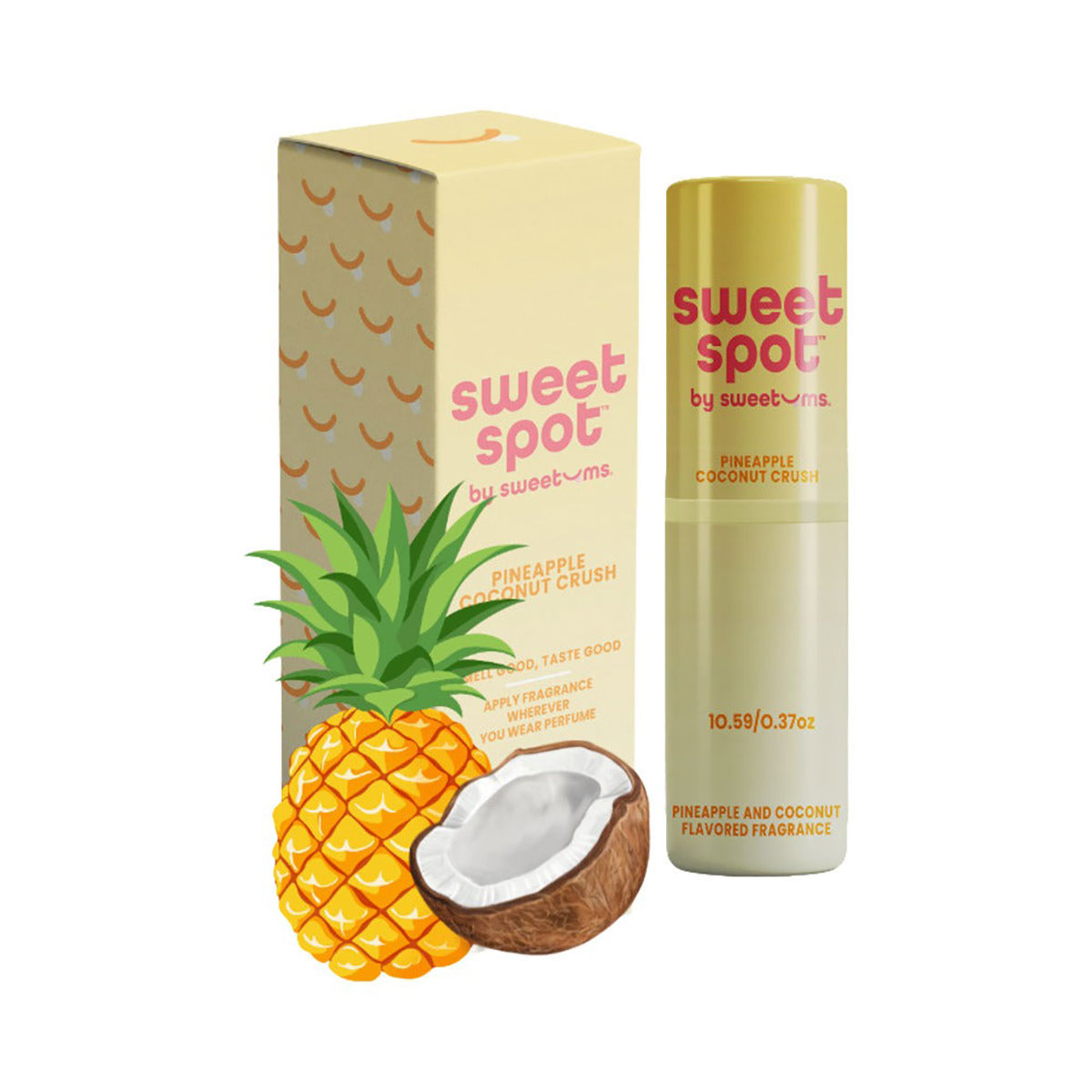 Sweetums Sweet Spot Pineapple Coconut intimate cleansers and personal cleansing care by Sweetums.