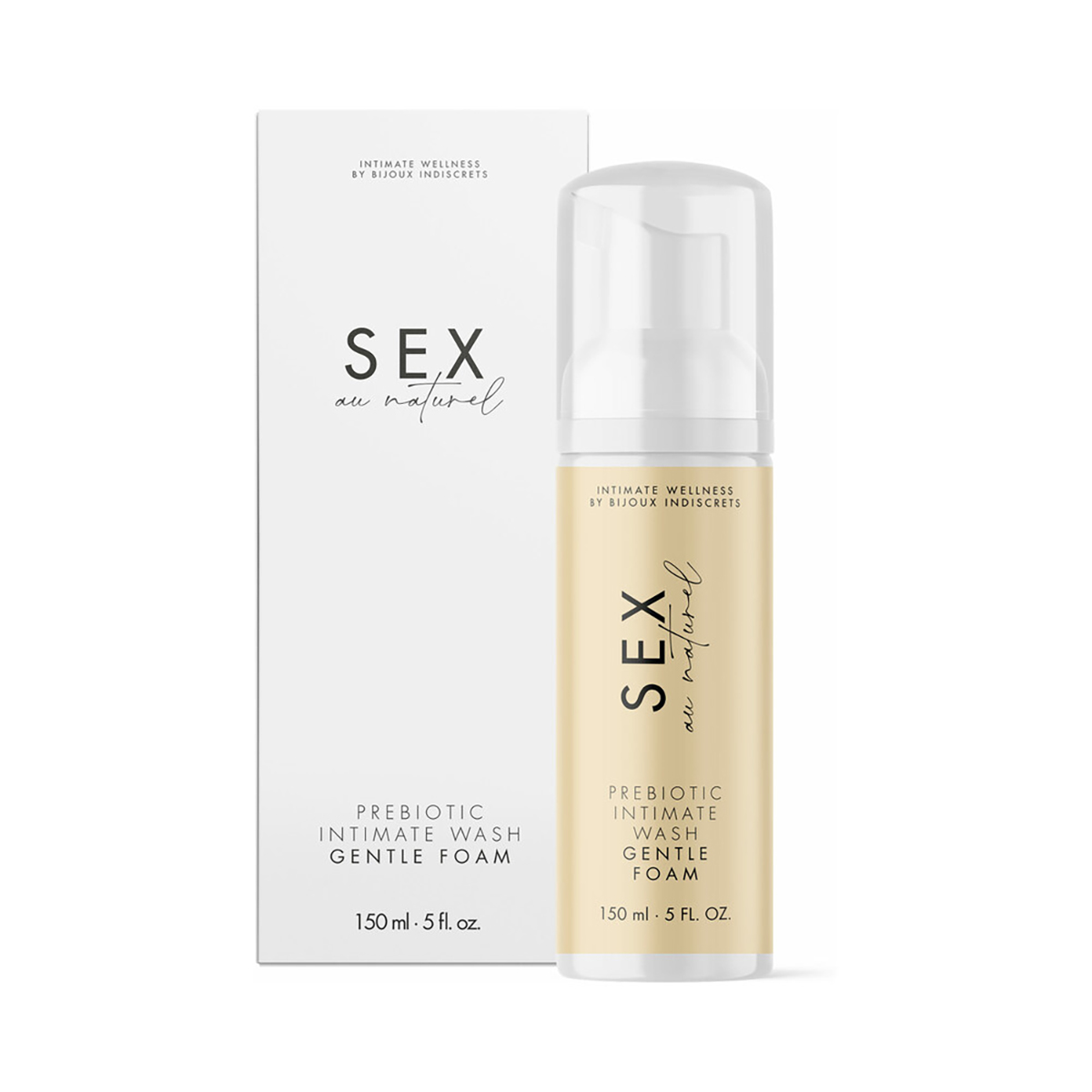 Bottle of  Water Based Lube Bijoux Indiscrets showing clean, lightweight formula