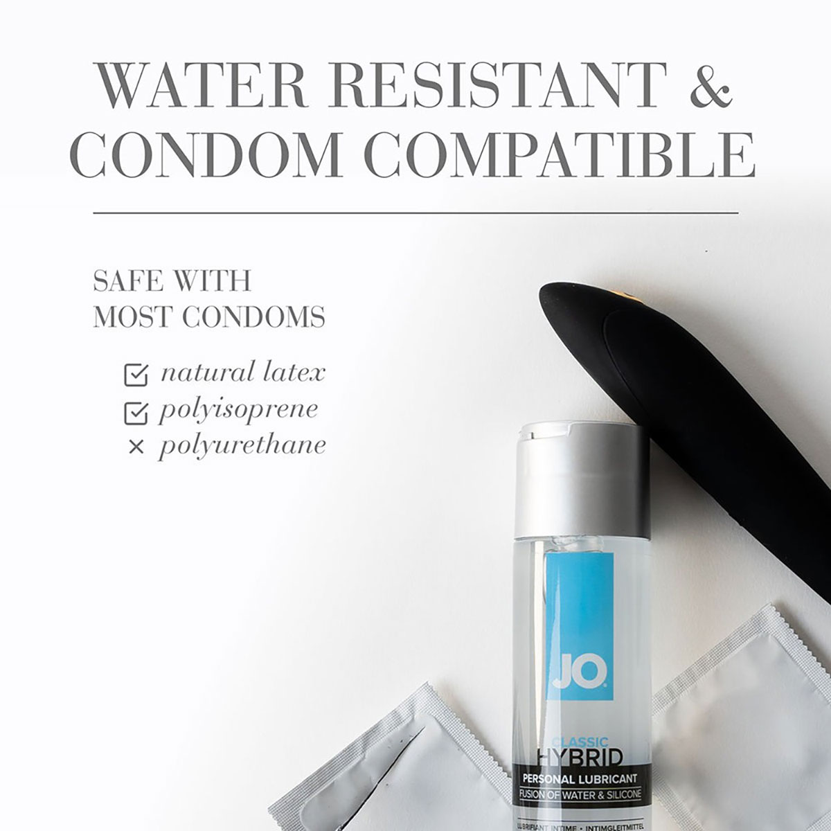 Close-up of  Organic Lube by System JO designed for sensitive skin