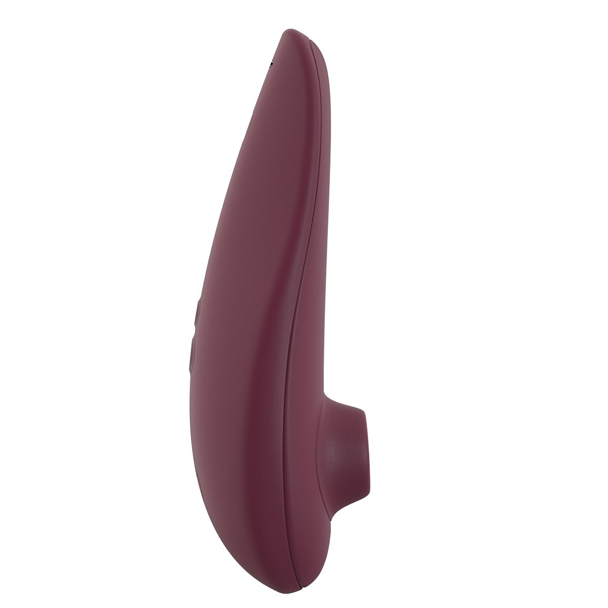 Womanizer vibrator Classic 2 Bordeaux shown in hand for scale