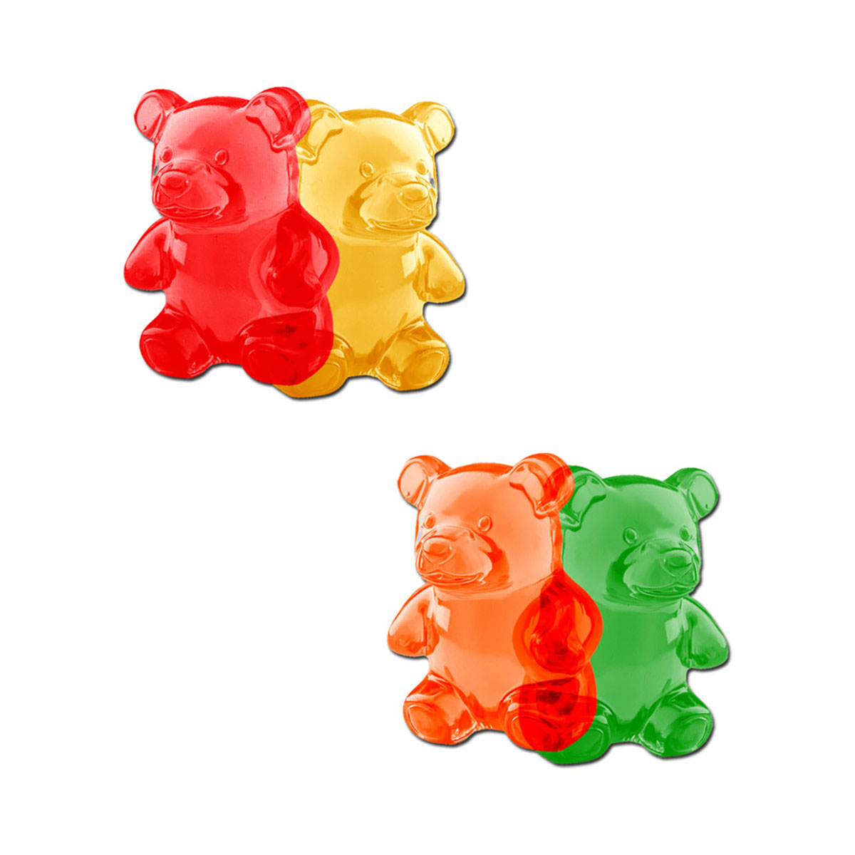 Feel sexy wearing sexy nipple covers  Gummy Bear Breast! Wearing Gummy Bear Breast nipples covers by Pastease can be fun and sexy!