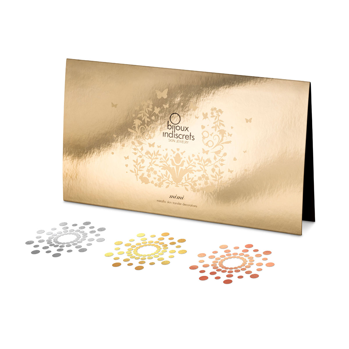 Feel sexy wearing sexy nipple covers  Mimi Metallic Temporary Tattoos! Wearing Mimi Metallic Temporary Tattoos nipples covers by Bijoux Indiscrets can be fun and sexy!