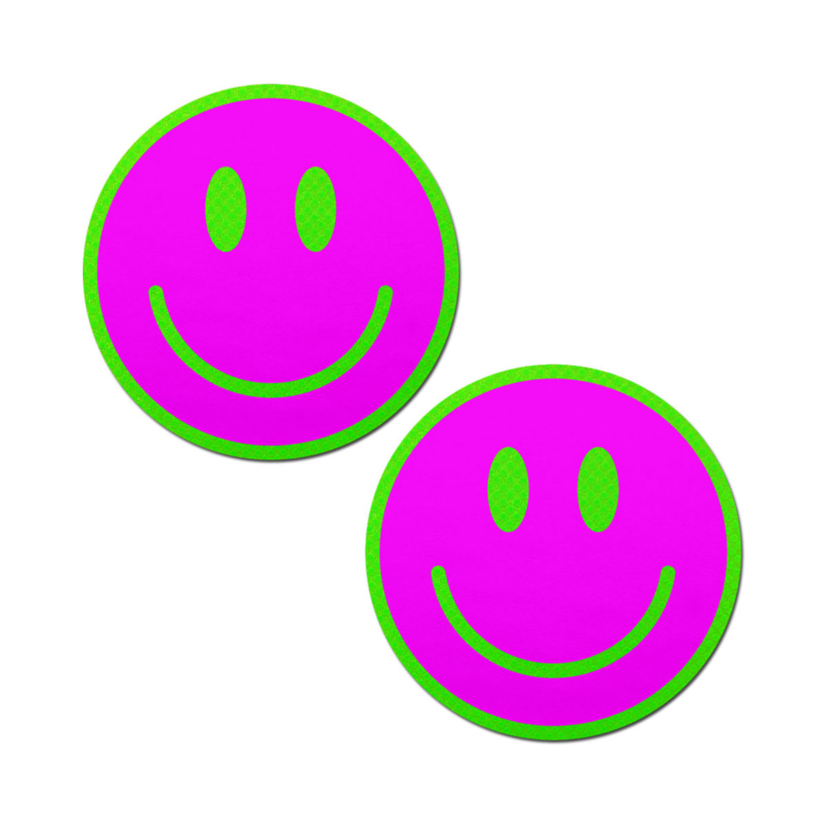 Feel sexy wearing sexy nipple covers  Neon Green GITD Pink Smile Past! Wearing Neon Green GITD Pink Smile Past nipples covers by Pastease can be fun and sexy!
