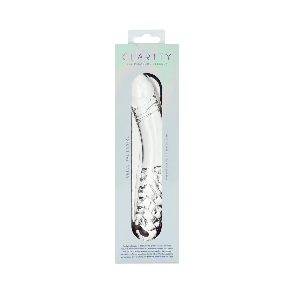 Dildo from Creative Conceptions in Clear pictured for anal pleasure for Her or Him