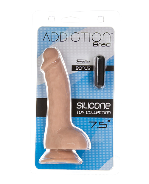 Shop Addiction Brad 7.5" Dildo - Beige online