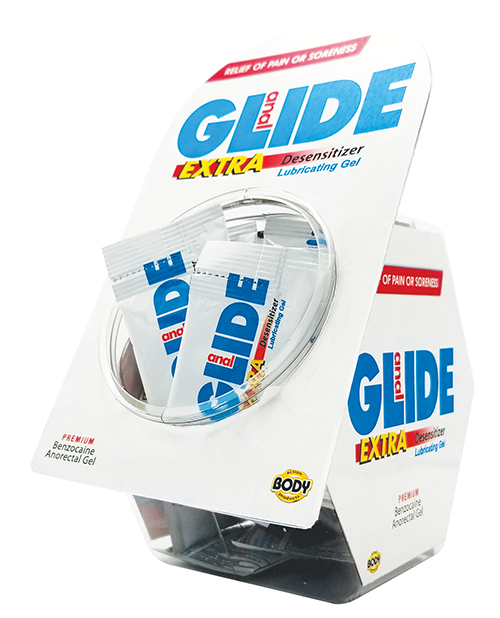 Shop Anal Glide Extra Sample Packet - Box of 50 online