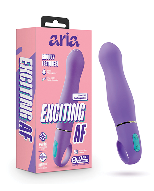 Shop Aria - Exciting AF 2.0 - Rechargeable Vibe - Indigo online
