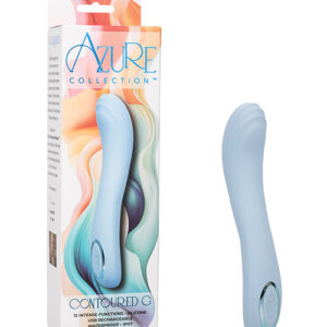 Shop Azure Collection Contoured G Vibrator - Blue online