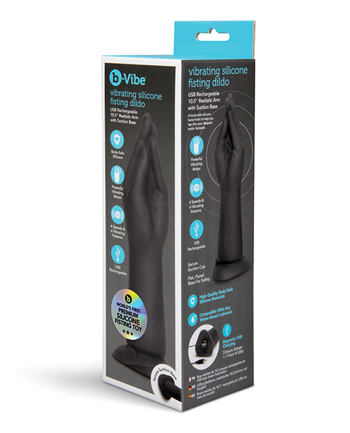 Buy b-Vibe 10.5 Inch Vibrating Silicone Hand Fisting Dildo w/Suction Base online