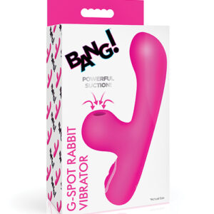 Shop Bang! 10X G-Spot Rabbit Vibrator w/Suction - Pink online
