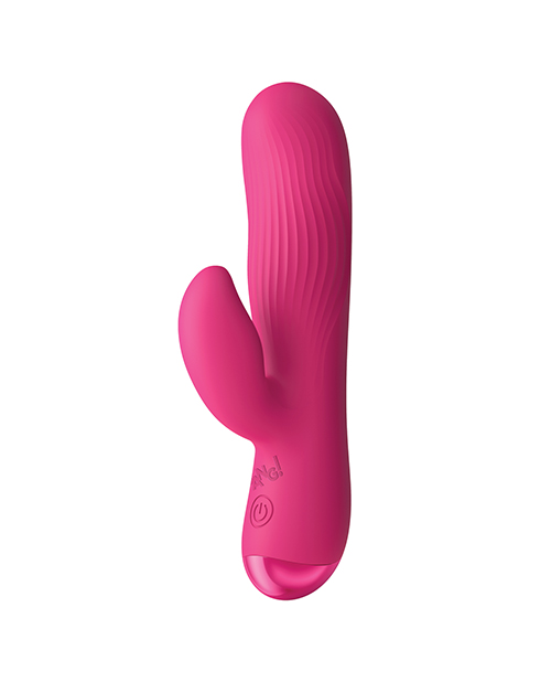 Bang! BG Ribbed Silicone Rabbit - Pink for sale