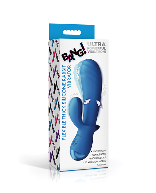 Buy Bang! BG Thick Silicone Rabbit - Blue online