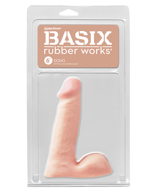 Shop Basix Rubber Works 6" Dong - Flesh online