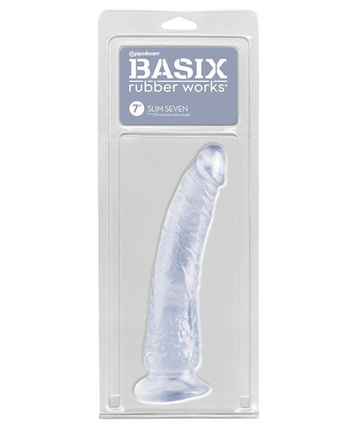 Shop Basix Rubber Works 7" Slim Dong - Clear online