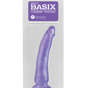 Shop Basix Rubber Works 7" Slim Dong - Purple online