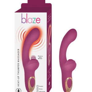 Shop Blaze Heat Up Thumper Massager - Eggplant online