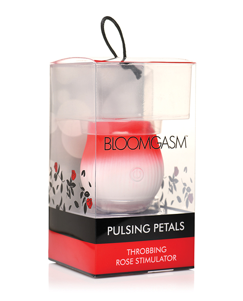 Shop Bloomgasm Pulsing Petals Throbbing Rose Stimulator - Red online
