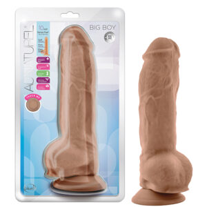 Shop Blush Au Natural 10" Big Boy Realistic Dildo w/Balls - Mocha online