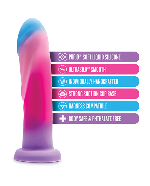 Shop Blush Avant Borealis Dreams Silicone Dildo - Cotton Candy
