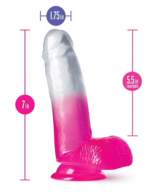 Buy B Yours Blush B Yours 7" Sugar Magnolia Dildo - Fuchsia